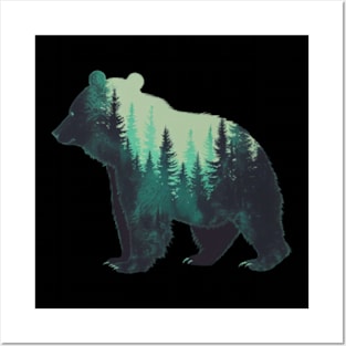 Grizzly Bear Furry Fables Posters and Art